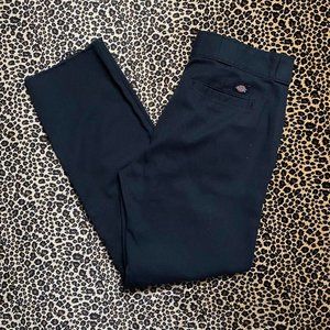 ♡ dickies black slim straight pants ♡